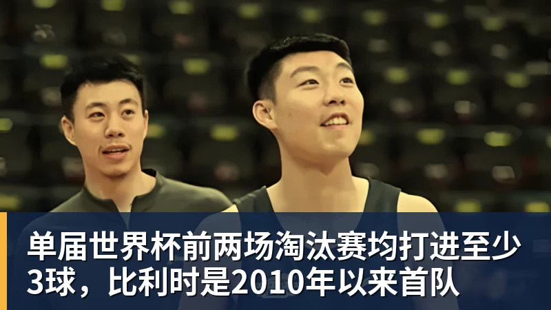 MK体育单届世界杯前两场淘汰赛均打进至少3球,比利时是2010年以来首队